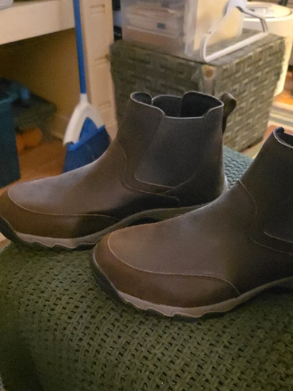 Men's Wild Boar Leather Pull-On Boots Duluth Trading
